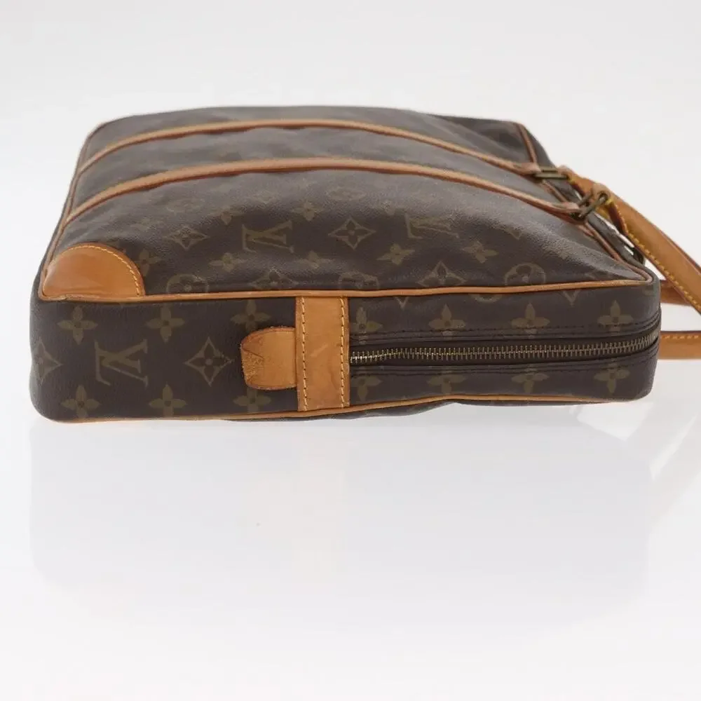 Louis Vuitton Monogram Porte Documents Voyage Business Bag Brown